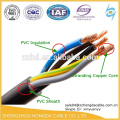 Material de aislamiento de PVC y chaqueta de PVC cable de energía flexible Material de aislamiento de PVC y cable de energía flexible de chaqueta de PVC